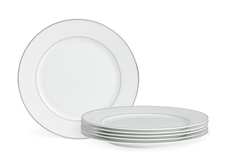 Fenton Dinner Plate Set of 6 Platinum_Stack