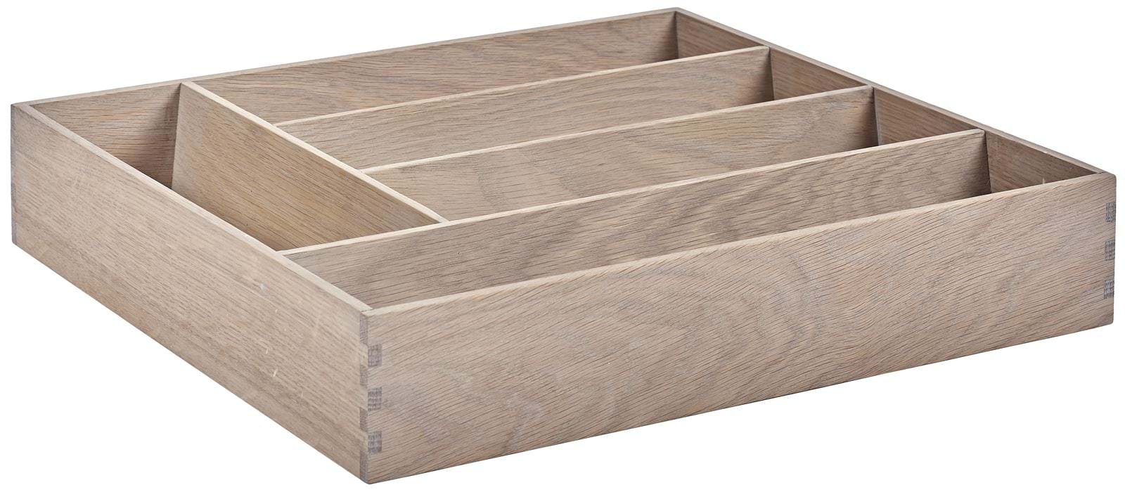 Orford Cutlery Tray, Seasoned Oak Neptune