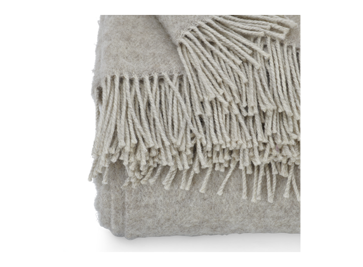 Melford Throw Grey_Edge Detail