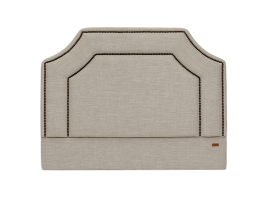 037 Eva Double Imogen Holkam Sand Headboard Front