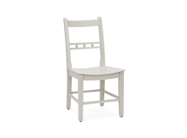 Suffolk Dining Chair_Painted Silver Birch_3Quarter
