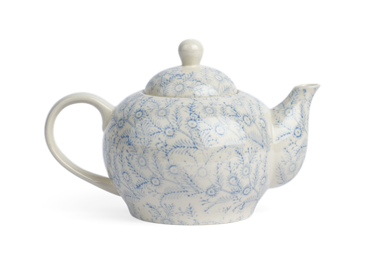 Olney Teapot - Flax Blue 1
