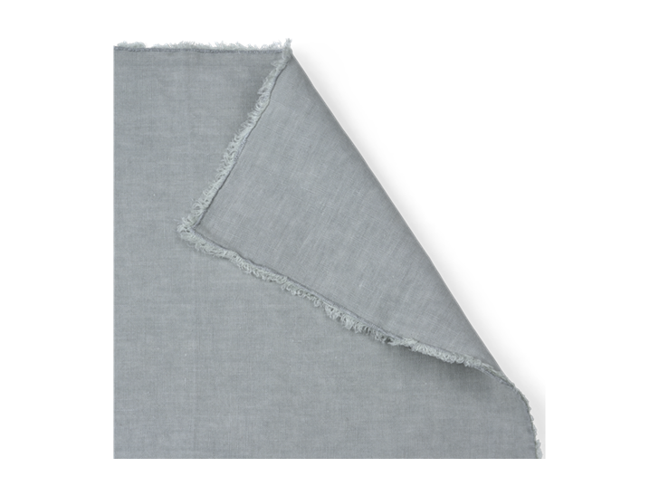Antonia Fringed Napkins Set of 6 Powder Blue_Detail