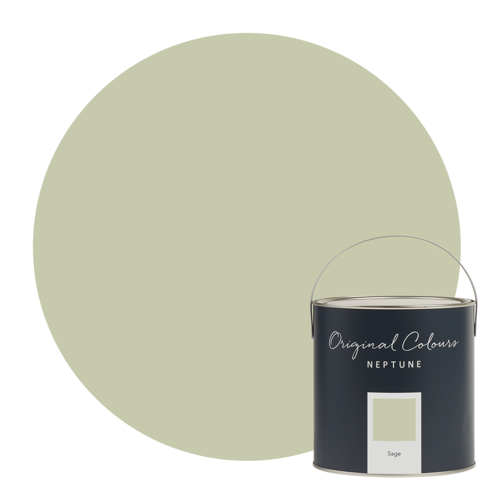 Matt Emulsion 2.5L Paint, Sage Neptune