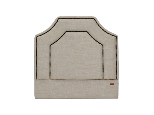 037 Eva Single Imogen Holkam Sand Headboard Front