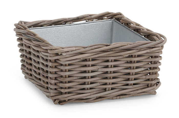 Littleton Square Zinc Lined basket