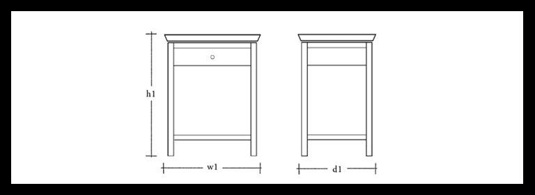 Aldwych Tall Side Table