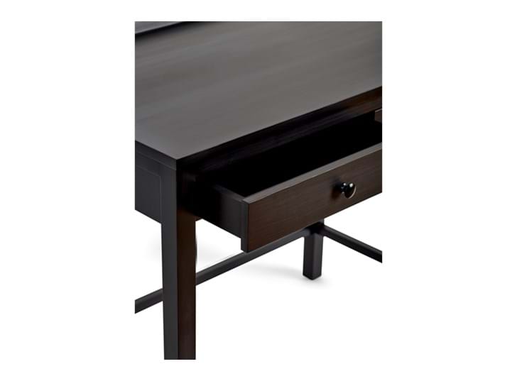 Aldwych dressing table Painted warm black_drawer
