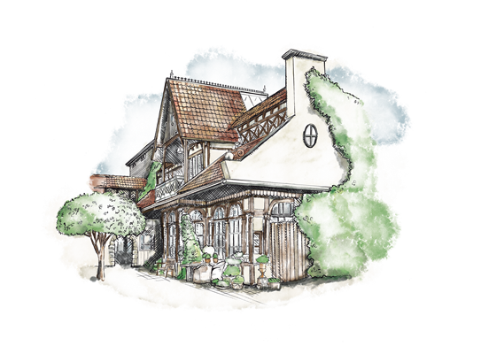 Fellbach_Watercolour_Illustration