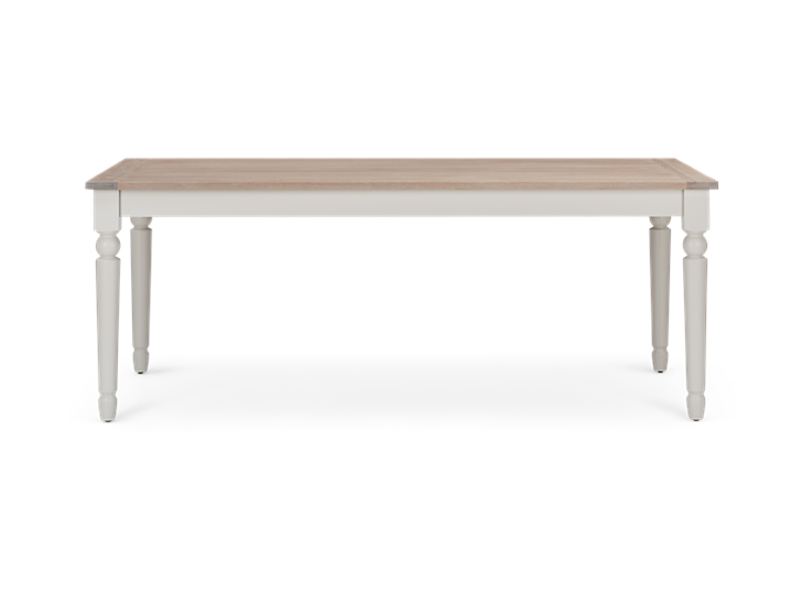 Suffolk 200 Rectangular Table_Silver Birch_Front