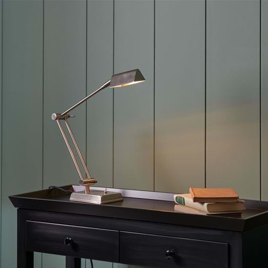 Chetham - Desk Lamp - Nickel