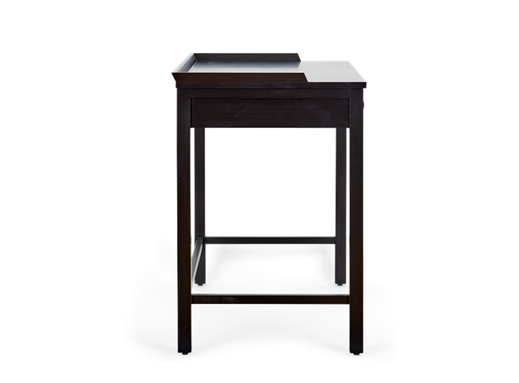 Aldwych dressing table Painted warm black_side