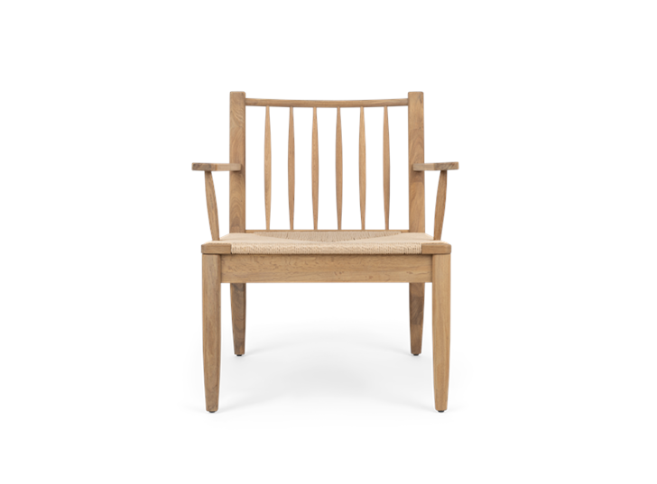 Wycombe, rush spindleback armchair, front copy