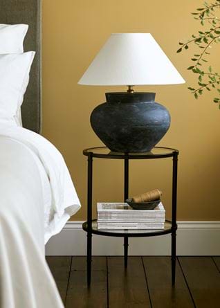Herstal Medium Lamp Base Saffron Bedroom