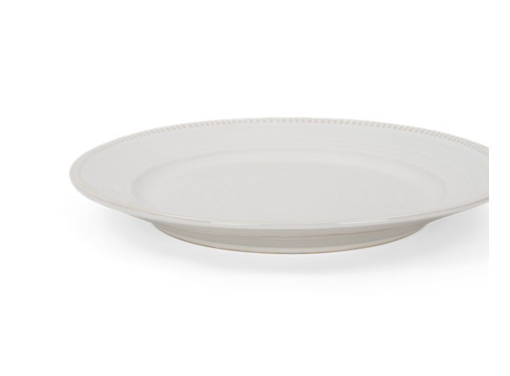 Sutton dessert plate, off white, rim copy