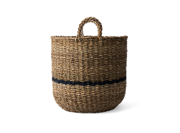 Redford log basket, medium, side