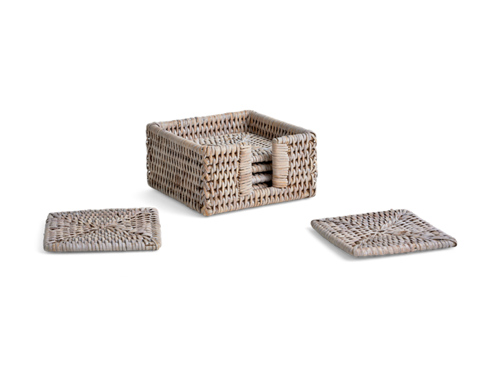 Ashcroft Square Coasters Set of 6_Stack Open