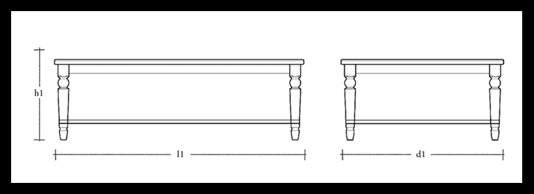 Suffolk Rectangular Coffee Table