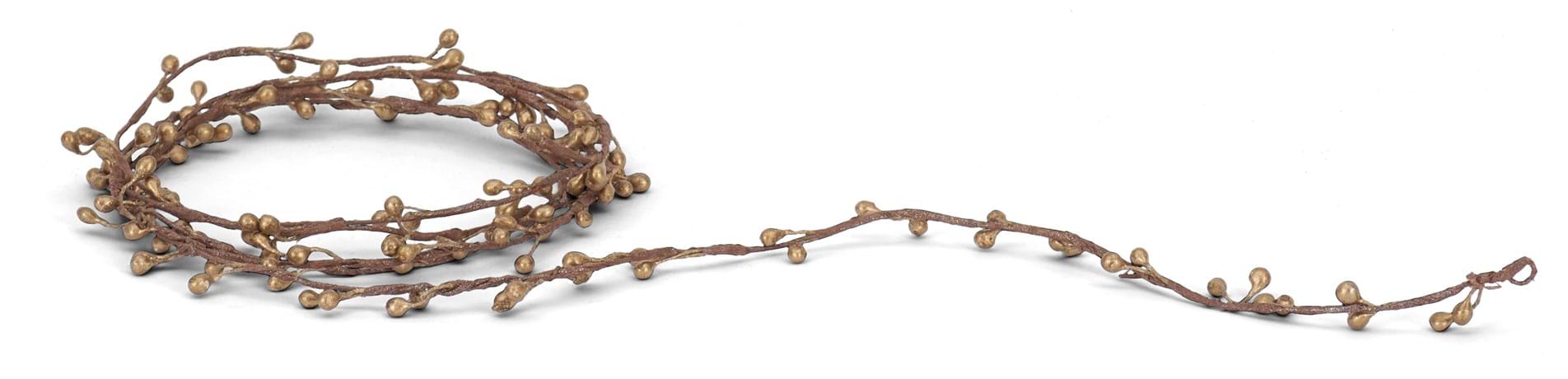 Oralie Gold Wire Bud Garland_Tight