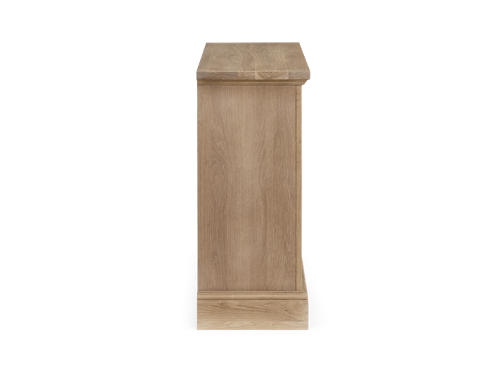 Henley 4ft Wine Rack Book Case Oak Side