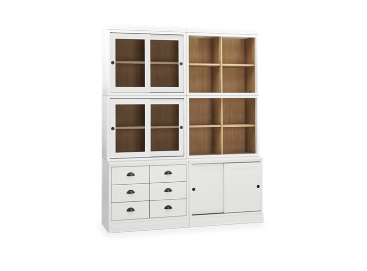 Chawton Contemporary Double Dresser - Snow