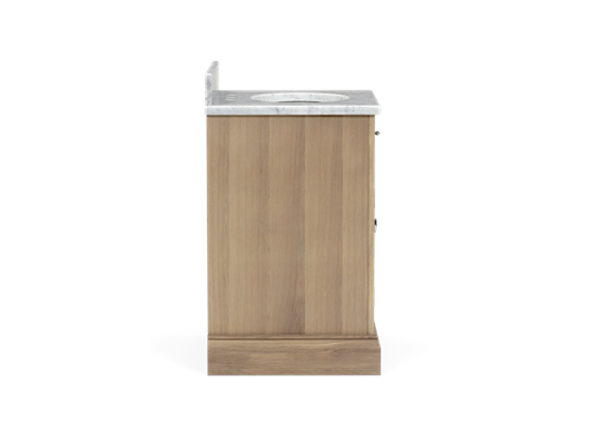 Edinburgh 640i Undermount Washstand With Basin- Right Door-VO-Vintage Oak Side