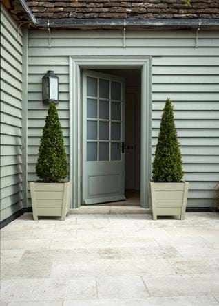 Southrop Small Painted Planter House Entrance