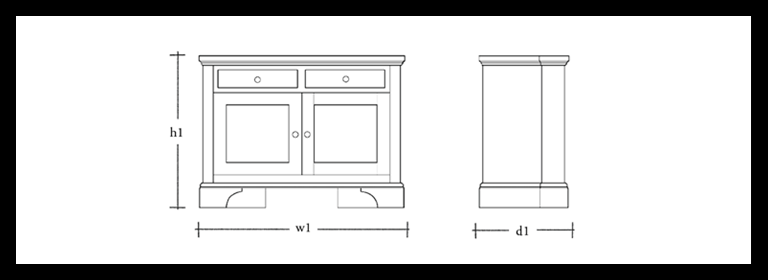 Henley TV Corner Cab 3ft6