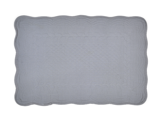 Emily Quilted Placemats Set of 6 Mist_Top