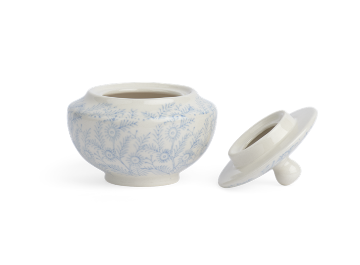 Olney Sugar Bowl - Flax Blue 2