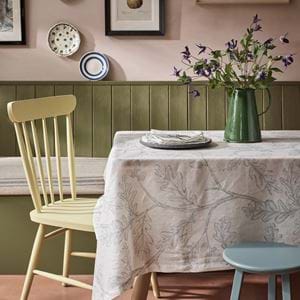 FRANCESCA TABLECLOTH_FLAX BLUE