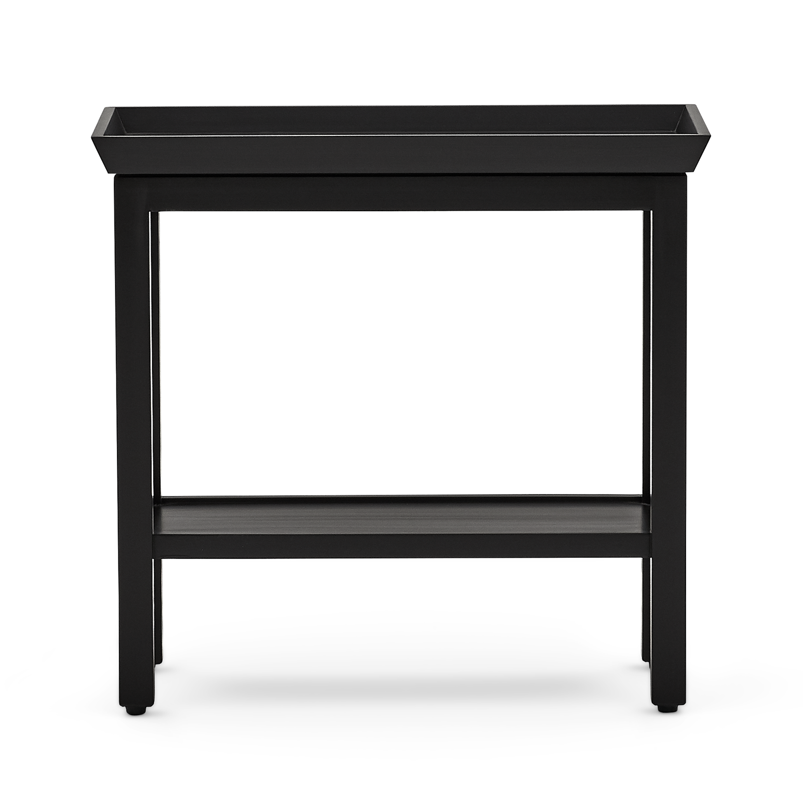 Aldwych Black Rectangular Side Table Neptune