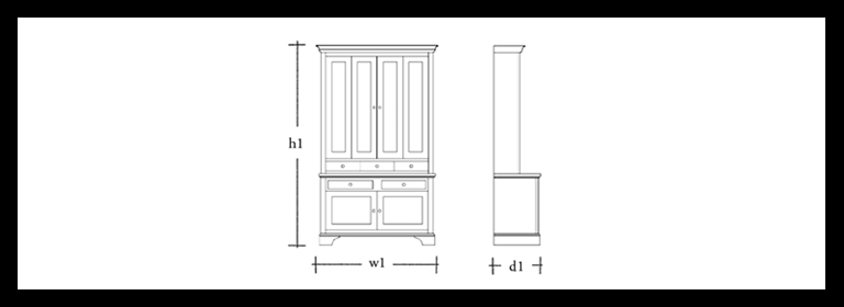 Henley TV Dresser 4ft