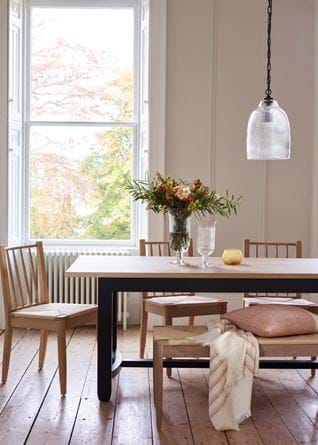 Shaftesbury Fluted Pendant Small_Wycombe Dining