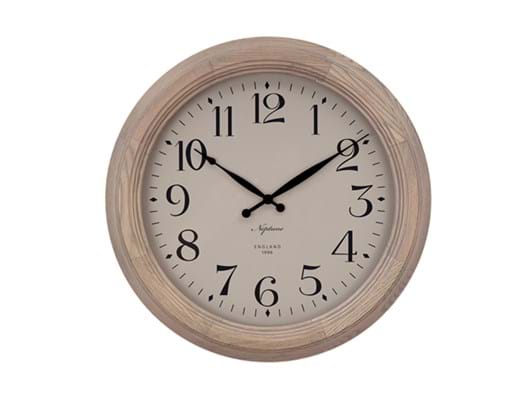Harrison Wall Clock 435mm_Seasoned Oak
