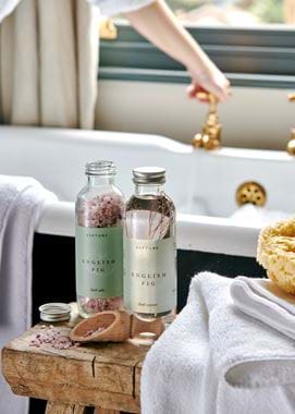 English fig bath salts and bath essence