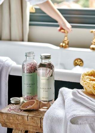 English fig bath salts and bath essence