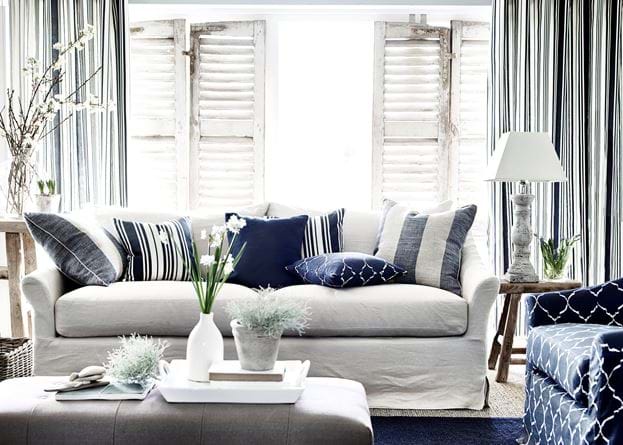 Long Island Living with Hanley Pillar Lampstand