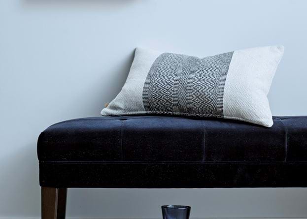 Grace scatter cushion on Rupert stool