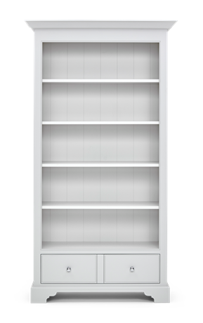 Chichester 3ft6 Full Hight Bookcase Shingle copy