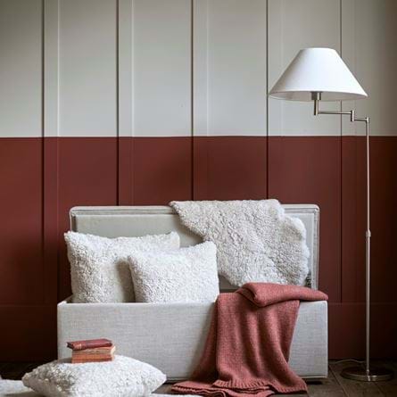 Tussock Sheepskin Collection in Eloise Footstool Storage
