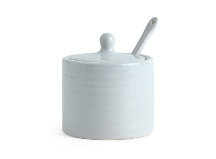 Lewes Spice Pot with Spoon Grey_Front 1