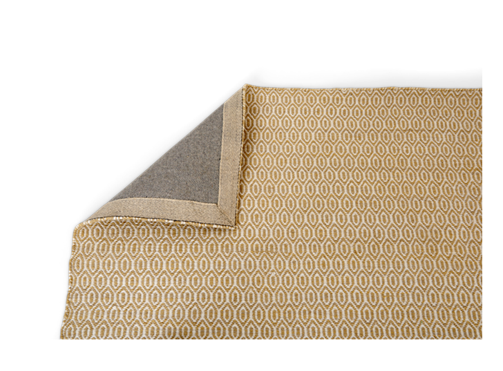 Alderbury geometric rug 200x300_saffron_detail 2
