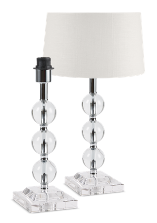 Burlington Ball Small Lamp with Lucile Shade