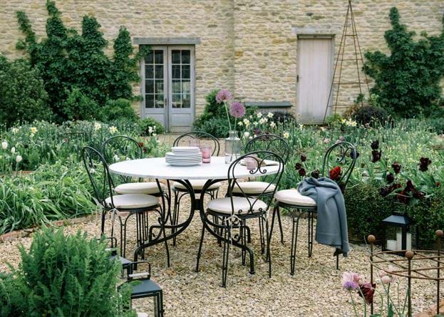 SS20 BOSCOMBE 6S & CHAIRS (BLACK:MARBLE)