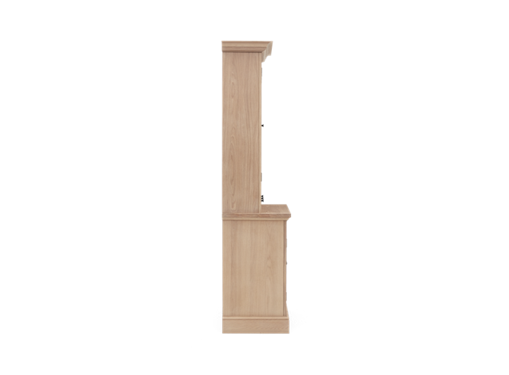 Henley 3ft Glazed Oak Dresser Top Side