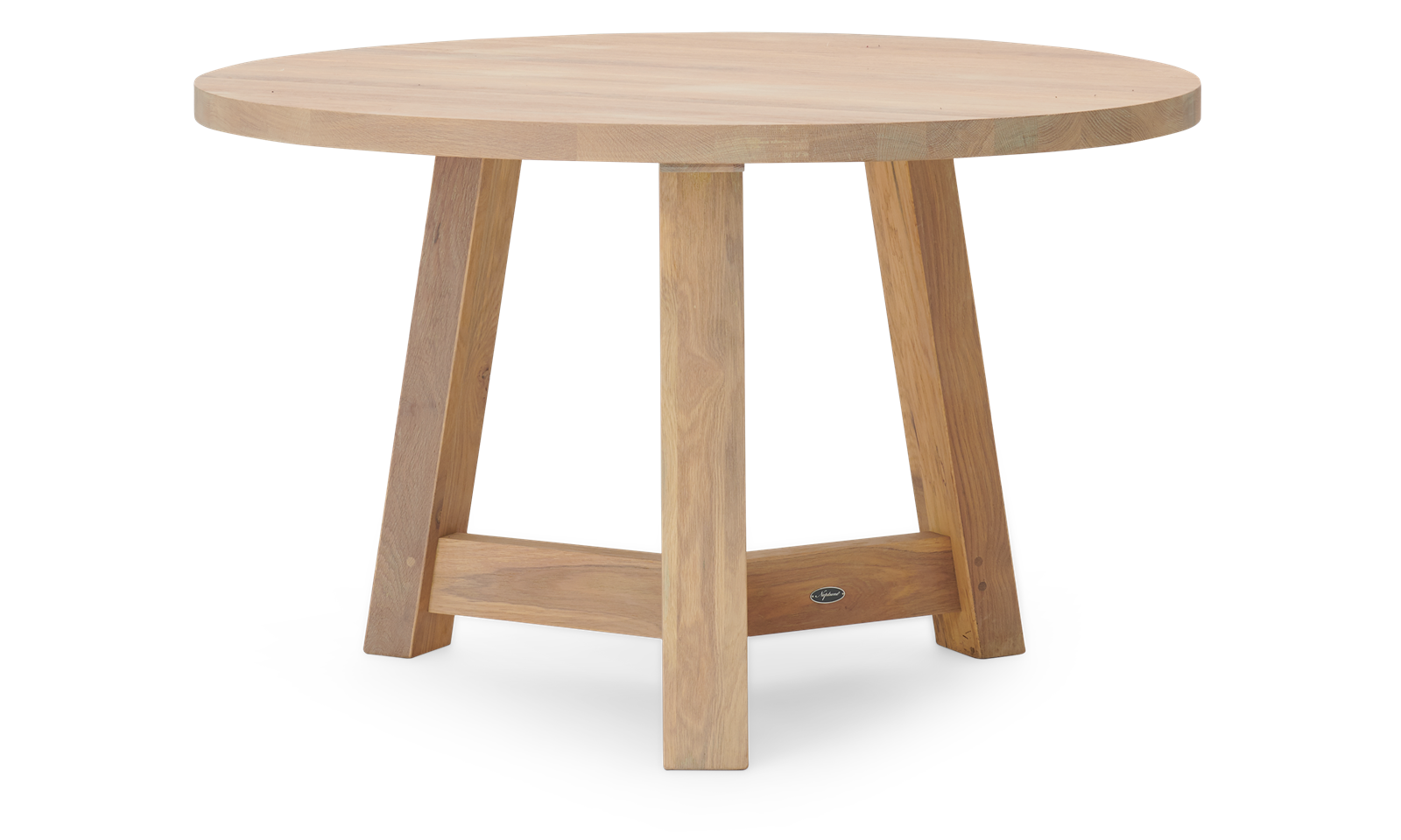 Arundel Round 4 Seater Light Oak Dining Table Neptune