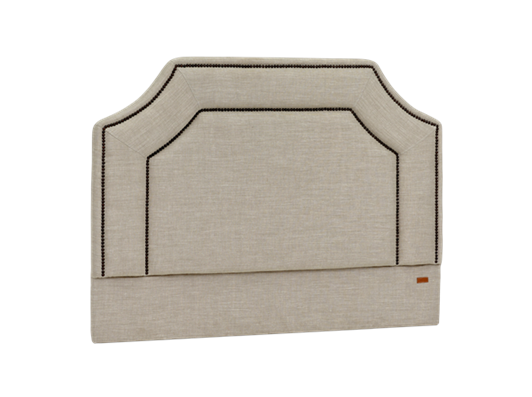 038 Eva Double Imogen Holkam Sand Headboard 3Q