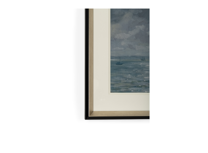 St Mawes - Across the Bay - detail