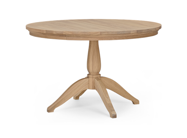 Henley 120 Round Table_Oak_3Quarter